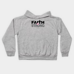 I am Faith Strong | Christian Design Kids Hoodie
